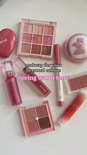warm tone makeup reccomendations for soring tones!! #kbeauty #makeup #springmakeup #personalcolor #warmtonemakeup #makeuprecomendation @YesStyleInfluencers