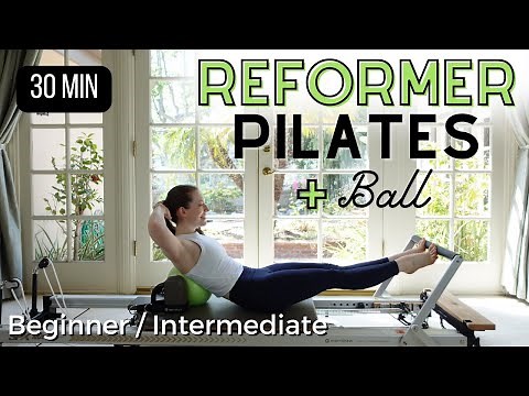 ABS & LEGS Reformer Pilates + Small Ball Workout | 30 Min | Beginner / Intermediate
