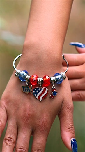 69 reactions · 7 comments | Looks like it's a star-spangled salute for July. Plus, you can stay in style every month of the year, complements of this charm bracelet and earrings collection. Each charm bracelet and earrings set in this collection will arrive about once a month. Click to shop: https://bit.ly/443iN2r #Patriotic #UnitedStates | The Bradford Exchange | Facebook