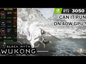 Black Myth Wukong | RTX 3050 Performance Test DLSS 3.7 FSR Frame Generation | MSI GF63 Thin Laptop