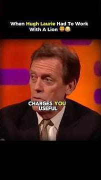 Hugh Laurie's Wild Story About Working With A Lion 🤣 #shorts