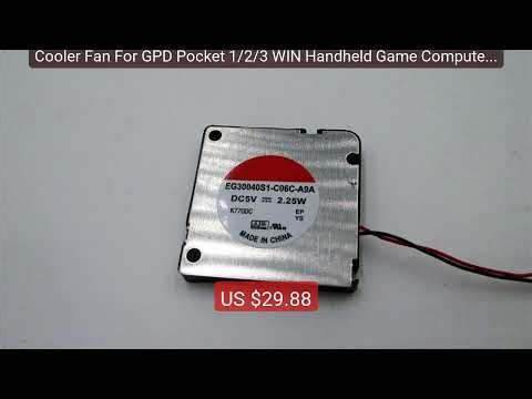 Cooler Fan For GPD Pocket 1/2/3 WIN Handheld Game Computer PC Cons... — Best Deal 2026 | Shop Now!