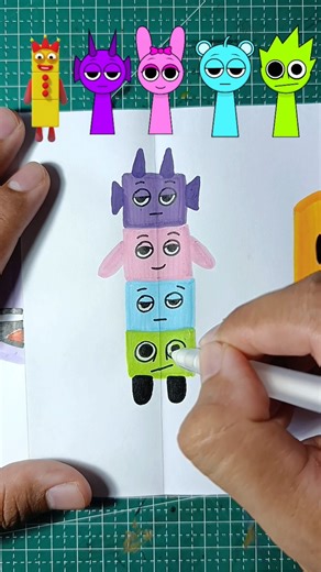 Drawing Characters Sprunki 😳🤔#shorts #sprunki #roblox #minecraft #emoji