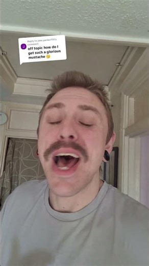 only real men can grow and pull off a moustache 😏 #staybearded #bearded #beardlifestyle #moustache