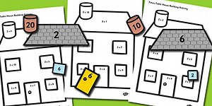 2 Times Table Active Picture Building Activity House