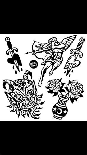 I create bold blackwork flash tattoos in a private studio in Saint Pete, Florida. #blackworktattoo #tampatattoo #flashart #tattooartistlife