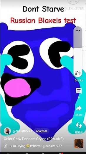 Color Crew Pandora Crying for McDonalds