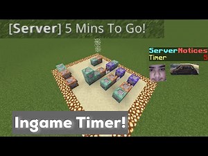 Minecraft Bedrock: How To Add An Inbuilt Timer In Minecraft Using Commands!