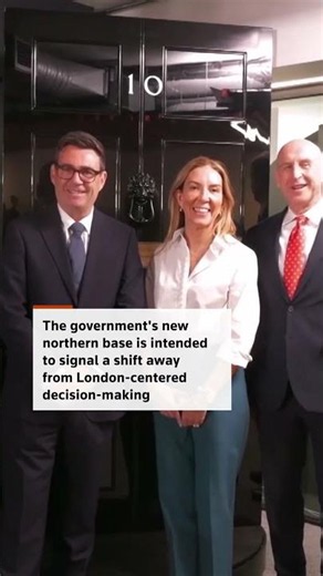 UK's Burnham calls opening new government base 'best day of my life'