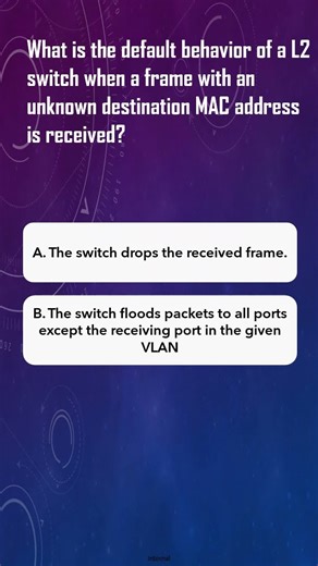 CCNA 200-301 PRACTICE EXAM QUIZ 11 #ccna #quiz #free