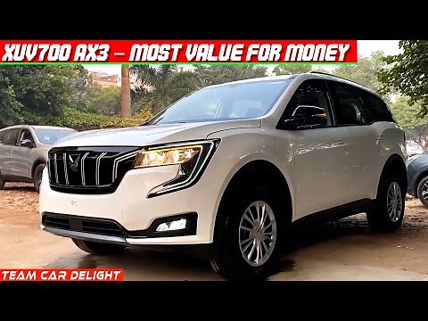 XUV700 AX3 (AX Series Base Model) - Walkaround, On Road Price | Team Car Delight