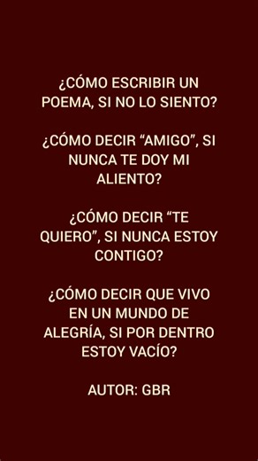 ¿Cómo escribir un poema?. Autor: GBR.#frasesinspiradoras #frases #amor #poemas #reflexiones #shorts