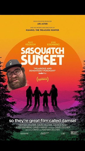 MovieMark reviews Sasquatch Sunset #movie #review #sasquatchsunset #sasquatch #jesseeisenberg #rileykeough #davidzellner #nathanzellner #strangemovie #cultmovie #fyp @Bleecker Street #greenscreen