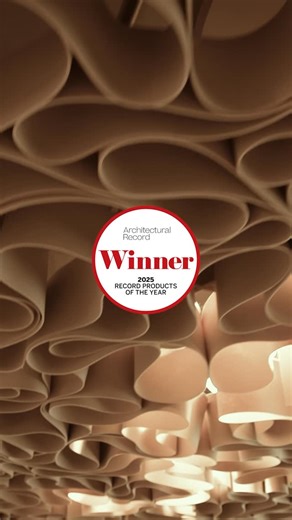 Arktura | Tapestra™️ is now Architectural Record’s Product of the Year. A system that shapes the room with pattern, warmth, and real acoustic... | Instagram