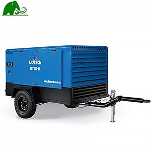 [Hot Item] Luy 140-14 Diesel Portable Mobile 14 Bar Screw Air Compressor