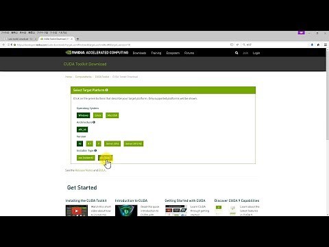 How to Install CUDA 9.0 for Visual Studio 2017