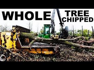 525 HP WOOD CHIPPER - SHREDS 26" WHOLE TREES AT ONCE!