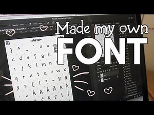 Making a digital handwritten font with CALLIGRAPHR