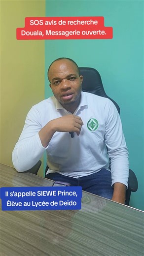 Localise moi ce garçon dans Douala, il prend la tangente avec. l'argent de son tuteur et remercie Dieu. #avis #recherche #jeunes #élèves #doualacameroun🇨🇲