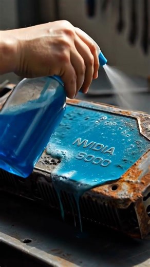 RTX 6000 Extreme Rust Restoration | From Corroded to Chrome Finish #shorts #trending #trendingshorts