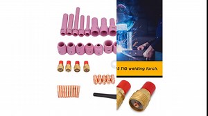 TIG Nozzles, 46pcs/Set WP-9/20/25 Series TIG Welding Torch Consumables Accessories Weld aid Welding Torch Parts