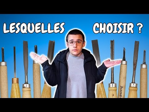 Quelles GOUGES choisir quand on débute la SCULPTURE sur bois ?