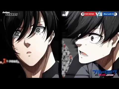 Blue Lock vs U 20 Japan Full Match Highlights All Goals ⚽🔥360p~4