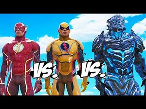 THE FLASH vs REVERSE FLASH vs SAVITAR