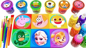 10K views · 102 reactions | Satisfying DIY How to make Rainbow Lollipop Slime Candy Peppa Pig PJ Masks Paw Patrol Cutting ASMR Series 6 EP-10 #kineticsand #oddlysatisfying #ASMR | Pop Pop ASMR | Facebook