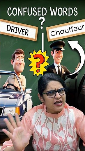 Let's learn 🤓 the difference between DRIVER and CHAUFFEUR 🚗 ✌️💯