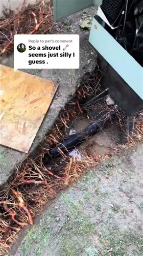 Silly indeed.😉✌️ #hydrovac #excavator #excavation #work #telecom #operator #swamper #dirty #roots