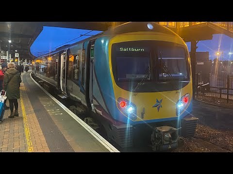 Transpennine Express Class 185 rail ride from Leeds to York