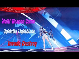 【PSO2NGS】Ophistia Lightblade & Invade Destroy Multi Weapon camos