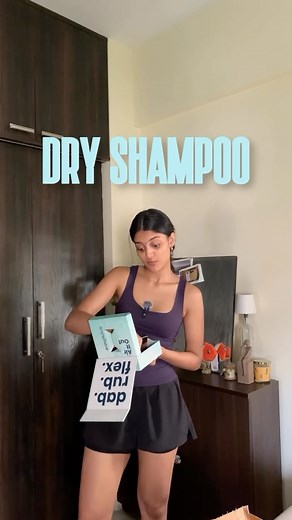 Arundhati Roy on Instagram: "I don’t need to wash my hair every other day now(I’m lazy), first time using dry shampoo and works super well actually 拾 #reels #explorepage✨ #fyp #wishcare #dryshampoo #ad"