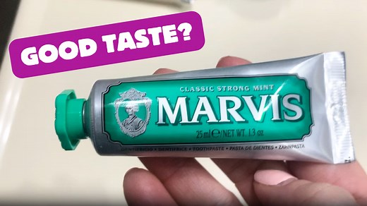 Watch Honest Review - Marvis Classic Strong Mint Toothpaste on Amazon Live