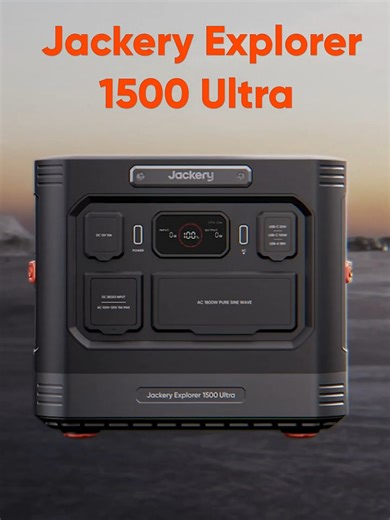 Jackery Explorer 1500 Ultra is here. Reengineered power for those who never compromise. Ultra rugged. Ultra reliable. Built to perform anywhere, in any condition. From IP65-rated dust & water resistance, to seismic-level shockproof protection — this is power engineered for the real world. 🔹 1536Wh Capacity 🔹 1800W Output (3600W peak) 🔹 20ms UPS 🔹 10 Years Lifespan Experience it live at CES 2026. 📍 Booth 9815 · North Hall · LVCC Now live on 👉 https://bit.ly/49EdhIs #Jackery #CES2026 #Jacker