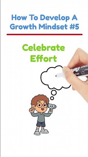 How To Develop A Growth Mindset #5 Celebrate Effort #growthmindset #growthmindsetforkids