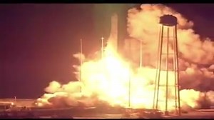 Incredible video of unmanned rocket explosion after liftoff. Spacecraft was destroyed after takeoff along the eastern Virginia coast. It was carrying supplies for space station. Watch #CBS12AM now for more intense photos. Details from NASA >> http://bit.ly/1wEFfZv | CBS 12 News