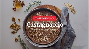 Autumn is the right time to prepare a good Castagnaccio! If you've never heard of it, Castagnaccio is a traditional Tuscan dessert basically made with chestnut flour. Try for yourself just following this easy video recipe you can share with your foodie friends! http://bit.ly/CastagnaccioDIY Thanks to Juls' Kitchen - Stories and recipes from Tuscany! | Visit Tuscany