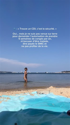 « Le CDI c’est la sécurité ! »
