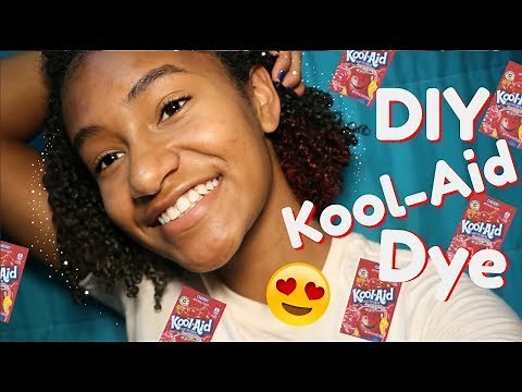 DIY Dye Your DARK Hair with KOOLAID the EASY WAY