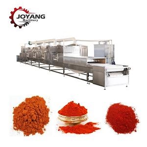 [Hot Item] Tunnel Chili Spice Powder Condiment Microwave Drying Dehydration Machine