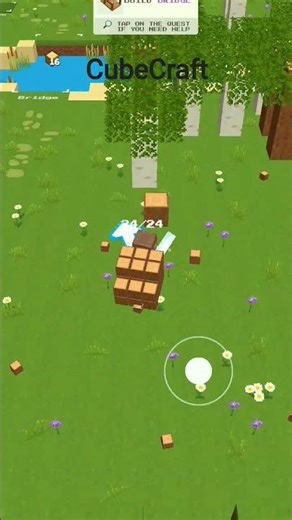 CubeCraft Short Gameplay: Tree Cut Moment