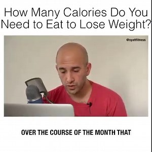 Quick video explaining how to calculate how many calories you should eat to be in a calorie deficit and lose weight. Important notes to keep in mind: 1) A good calorie deficit doesn’t entail eating as little as possible to lose weight as quickly as possible. A good calorie deficit allows you to eat as much as possible to lose weight as sustainably as possible. So if you think this sounds like a lot of calories for you...good. That means you can (and should) eat more than you thought. 2) Don’t ge