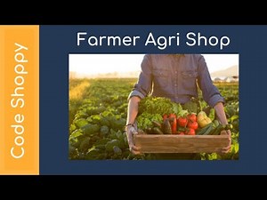 Agri Shop for Farmers in Django Python Application