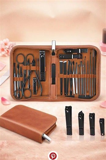 The BEST 26 Piece Manicure Kit for Professional Nail Care