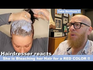 Bleach AND Red Dye Disaster?! Hairdresser Reacts to Shocking Hair Fails!