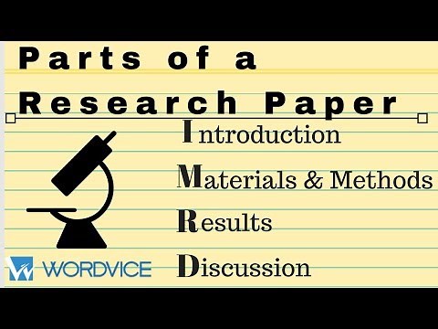 IMRD: The Parts of a Research Paper