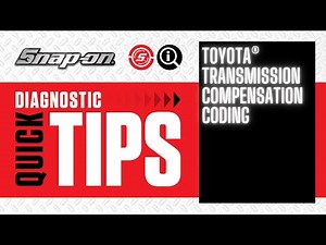 Toyota® Transmission Compensation Coding | Quick Tip