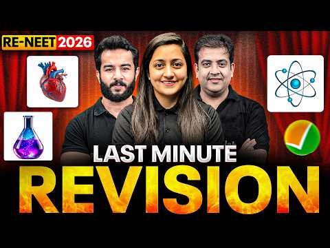 RE-NEET 2026 LAST MINUTE REVISION Chemistry | Biology | Physics Ensure 700+ Marks